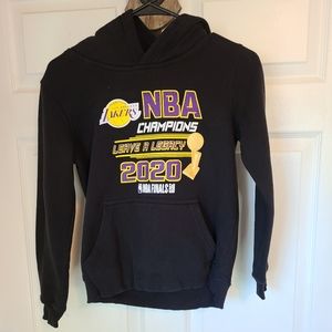 (1625) NBA Championship Finals Los Angeles Lakers Sweatshirt,Size: Large Black